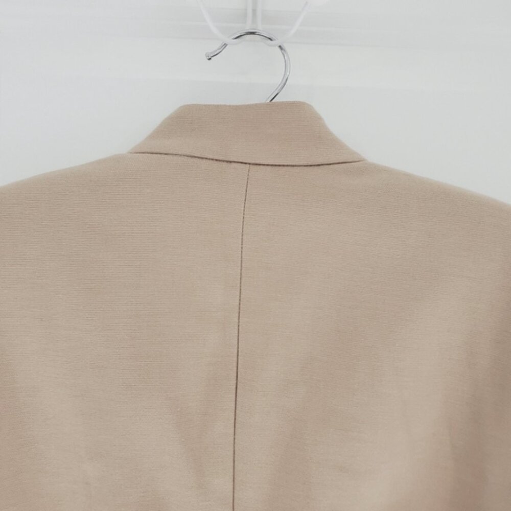 NWT TALBOTS Camel Curved Stand Collar Blazer - Picture 11 of 11